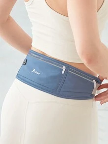 1 件女士运动腰包，手机腰包，适合跑步、户外徒步、健身和夜跑，带反光条，适合腰包可调节腰带 - 彩色 - 查看 5