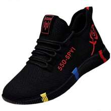 Zapatillas deportivas transpirables de malla ligera para mujer, zapatillas de tenis planas de moda para parejas