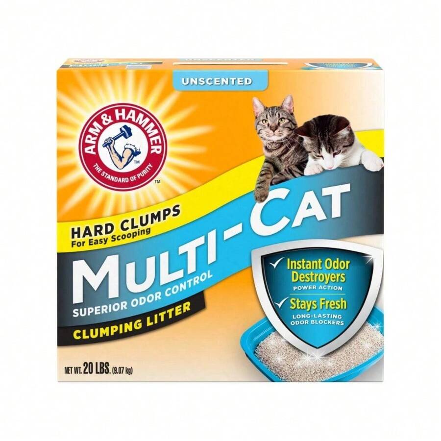 MultiCat Clumping Litter Unscented,This Cat Litter Is Made With Odor