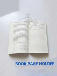 1 个或 3 个透明实用笔记夹、固定计划夹、书页夹书签、阅读配件方便阅读、教学和固定手稿，适合教师、文员、学生 - 彩色 - 查看 6