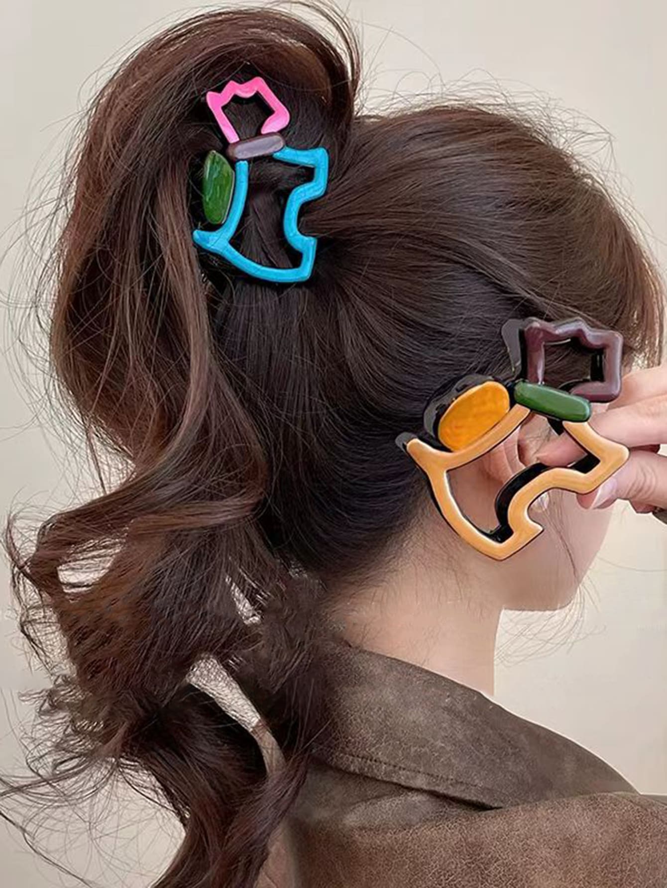 可爱时尚小狗爪子发夹，适合日常和派对佩戴，万圣节和圣诞节礼物发饰