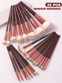 41/36/31/25/12/4件套化妆刷套装，共25支刷子：散粉刷、腮红刷、高光刷、眼影刷、睫毛刷、眼线刷、轮廓刷、各种眼影刷、细节刷；3个化妆海绵；3个散粉三角海绵；3个迷你化妆海绵；1个发带；2个腕带；化妆刷套装；化妆刷套装；化妆刷套装；全套化妆刷；化妆刷套装；全套化妆工具；化妆刷套装；化妆礼盒套装