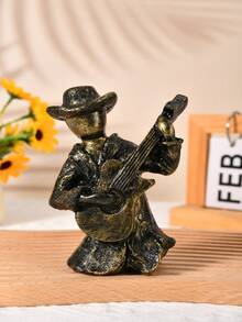 1 bức tượng nghệ sĩ biểu diễn nhạc cụ thú vị, thích hợp để trang trí nhà cửa, trang trí phòng ngủ, văn phòng và học sinh, món quà Giáng sinh tuyệt vời nhất, mùa thu - Nhiều màu - Xem 11