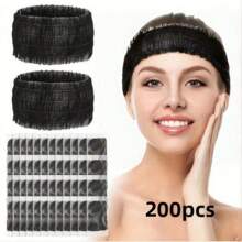 1/10/20/25/50/100/200 chiếc Băng đô làm sạch mặt dùng một lần bằng vải không dệt, Phụ kiện tóc để làm sạch mặt và tẩy trang, Thiết kế dây thun và khóa mép, Băng đô chăm sóc da, Làm đẹp, Sản phẩm chăm sóc da, Spa, Chăm sóc bản thân, Dụng cụ chăm sóc da, Chăm sóc mặt, Đồ dùng thẩm mỹ, Da, Rửa mặt, Chăm sóc da mặt - trắng - Xem 27