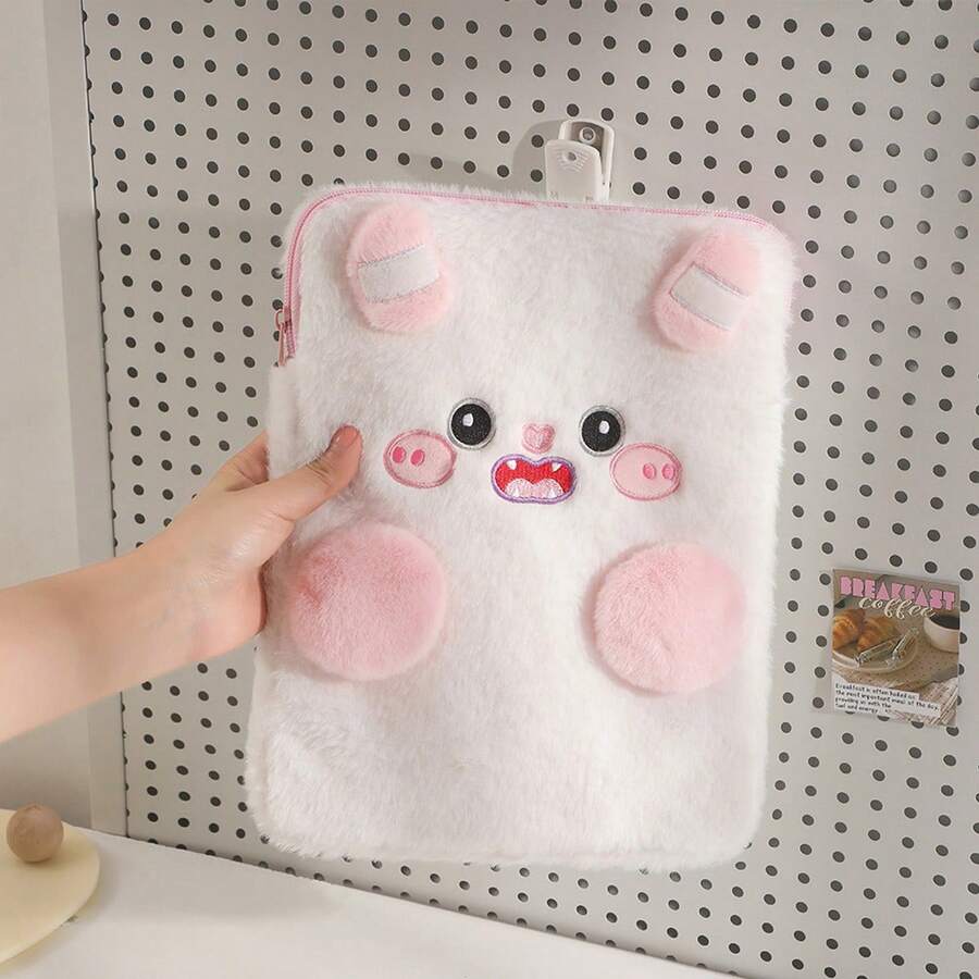 1 件可爱恶魔平板电脑收纳袋，便携式 iPad 包，保护内袋，学习平板电脑包