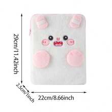 1 件可爱恶魔平板电脑收纳袋，便携式 iPad 包，保护内袋，学习平板电脑包 - 彩色 - 查看 3