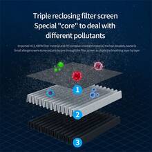 1 件车载空气净化器，空气清新剂去除异味，甲醛净化器，USB 供电，多色氛围灯，小巧大净化，多种颜色可选，自动除臭，杀菌，适用于大多数车型 - 白色 - 查看 7