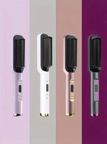 [欧洲/美国标准] 电动直发刷，平板熨斗工具，打造完美顺滑的发型，美发工具，美发产品及配件，美发沙龙美容旅行必备品
