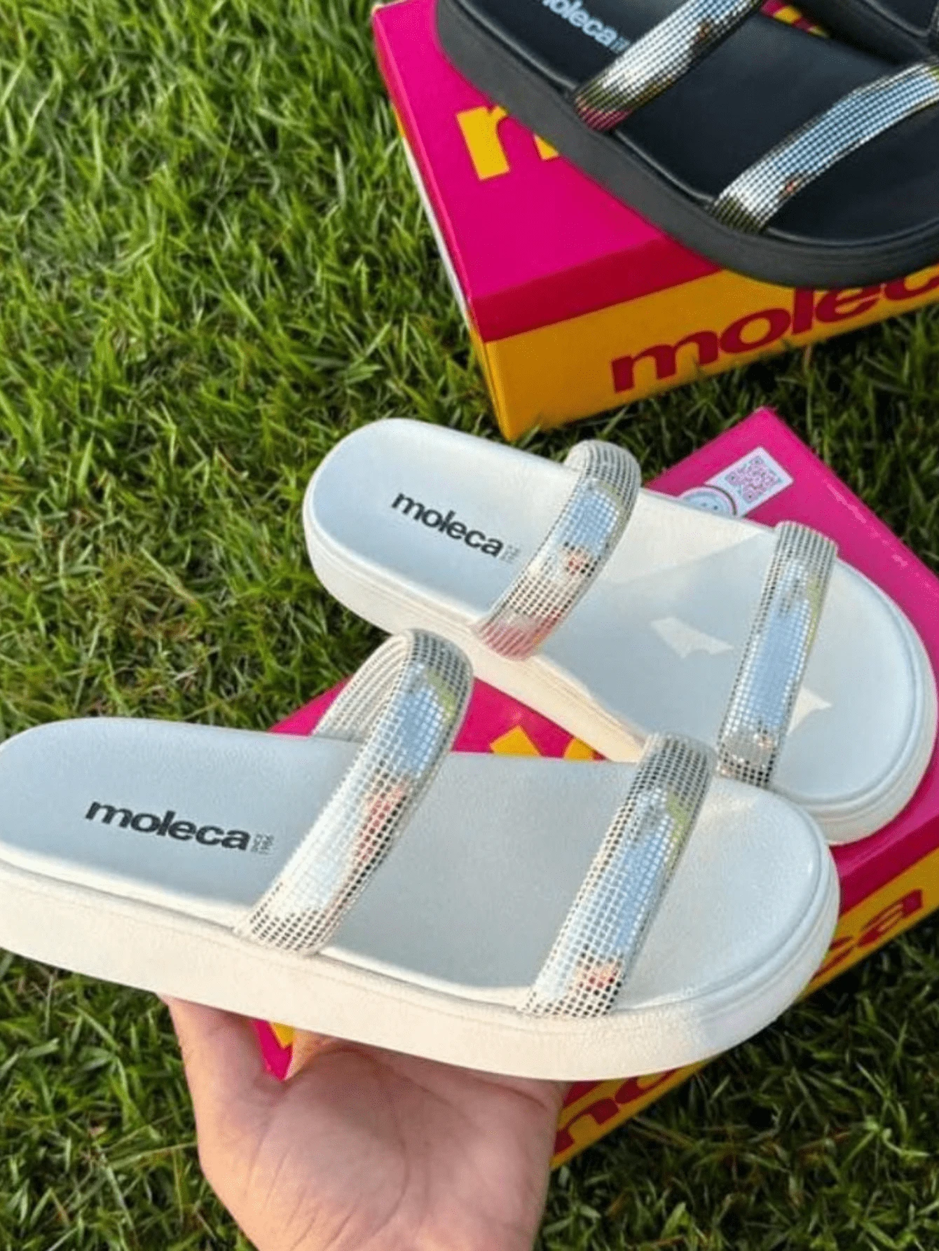 Women's Papete Moleca Flip-Flop Sandal With 2 Straps 5507.101 Original - 白色 - 查看 1