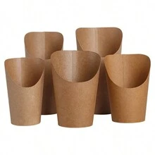 15 chiếc/bộ, cốc nghiêng, cốc chiên, cốc chiên giấy, đĩa đựng đồ ăn nhẹ, hộp đựng bánh nướng xốp bằng giấy, dụng cụ làm bánh tự làm, cốc đa chức năng, thích hợp cho gia đình và ngoài trời - Nhiều màu - Xem 12