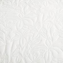 3 件花卉夜景羽绒被套套装：1 件羽绒被套 + 2 件枕套，亲肤透气柔软舒适（1 *羽绒被套 + 2 *枕套，无填充物） - 白色 - 查看 4