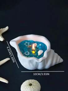 1 szt./4 szt. Zapachowe świece sojowe - świece w kształcie muszli z olejkami eterycznymi, domowe świece zapachowe, urodziny, Święto Dziękczynienia, prezenty na Dzień Matki dla kobiet, łagodzenie stresu, akcesoria do świec są losowe, wystrój pokoju, prezenty - Wielokolorowe - Zobacz 8
