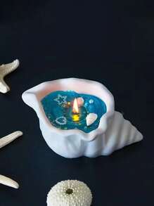 1 szt./4 szt. Zapachowe świece sojowe - świece w kształcie muszli z olejkami eterycznymi, domowe świece zapachowe, urodziny, Święto Dziękczynienia, prezenty na Dzień Matki dla kobiet, łagodzenie stresu, akcesoria do świec są losowe, wystrój pokoju, prezenty - Wielokolorowe - Zobacz 5