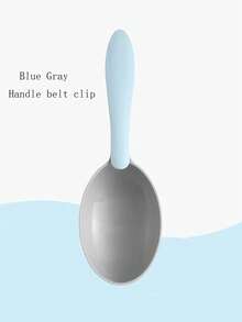 Xẻng đựng thức ăn cho mèo kiểu mới có kẹp niêm phong, màu sắc đơn giản phù hợp và thìa đựng thức ăn cho thú cưng dày, thìa đựng thức ăn cho mèo và thìa đựng thức ăn cho chó - Nhiều màu - Xem 8