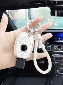 时尚水晶钥匙扣 + 防震钥匙扣支架 适用于梅赛德斯-奔驰 C/GLA200/G300/G350/GLE320/GL/ML/V/Viano/Vito - 均碼 - 查看 12