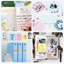 57x25mm Mini Printer Paper Refill Roll Thermal Paper Printable Sticker Paper For Pocket Wireless Printer For Study Notes Work Photos - Multicolor - View 5