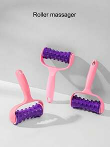 1 thiết bị massage con lăn. Thiết bị massage chân cầm tay dùng tại nhà dùng để cạo bi lăn cho kinh lạc, massage huyệt đạo tay, chân, tại nhà, văn phòng, giải trí - Nhiều màu - Xem 2