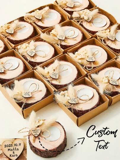 1/20/50/100 st. Anpassade ljusstakar för bröllop med text, personliga ljusstakar i harts, konstgjorda trädstubbar, presentset för brudtärneljus, bordsdekorationsljusstakar för fest, högtid, bröllop. Utsökt, vintage, personlig, unik. Perfekta presenter till henne, pojkvän, flickvän, pappa, mamma, familj, vänner, husdjur. Hem, vardagsrum, multifunktionell, dekorativ, återanvändbar, utsökt, snygg, högkvalitativ, färgglad, modern, anpassad, personlig, unik, perfekta presenter till honom, perfekta presenter till henne, pojkvän, pappa, flickvän, mamma, familj, vänner, tesalong, hem, trädgård, kontor, för årsdagar, för alla hjärtans dag, för mors dag, för födelsedagar, för fars dag, för examen, för bröllop, för inflyttningsfest.