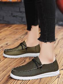 女士时尚休闲乐福鞋，舒适一脚蹬时尚鞋 - 彩色 - 查看 6