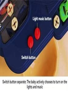 Juego de Set de Pista de Carreras, Estacionamiento y Garaje Educativo para Niños (Colores Aleatorios para el Coche, Piezas de Carretera y Pegatinas) - Multicolor - Ver 8