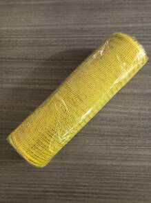 1 卷圣诞节节日闪光丝网丝带蝴蝶结礼品领带花环制作节日庆祝场景布置装饰纱家居装饰 - 彩色 - 查看 17