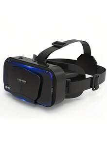 1 件沉浸式 3D 虚拟现实耳机 VR 眼镜，适用于手机的 VR 游戏眼镜，让您拥有前所未有的体验！（部分零件随机发送） - 黑色 - 查看 11