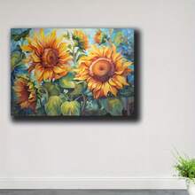 Floral Poster Wall Art Decor, Abstract Flower Pictures Print On Poster, Colorful Wideflower Print, Watercolor Artwork, Flower Print On Poster Wall Art, Art Print, Print - Framed - View 3