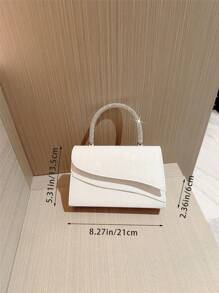 Women's Elegant Crystal Studded Tassel Design Clutch Purse, Shiny Diamond Handbag, Luxury Evening Bag For Formal Party, Wedding, Prom, Ball - Tassel Pattern Random Delivery - White - View 10