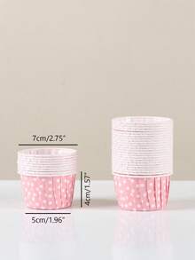 36 chiếc, Cốc giấy nướng chấm bi, ba loại hộp đựng thực phẩm, bánh, bánh mì, món tráng miệng, kem, hộp đựng thực phẩm, cốc giấy đóng gói, tiệc ngày lễ, cốc giấy đóng gói bánh ngày lễ, hộp đựng thực phẩm - Nhiều màu - Xem 7