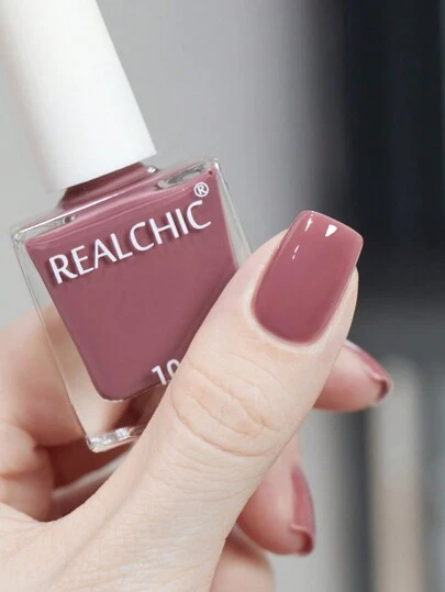 REALCHIC 10ml/Pcs Rusty Rose Water Based Nail Polish,Fast Dry,Long Lasting,Peel Off,Manicure Nails Art For Women & Girls,Holiday Gifts