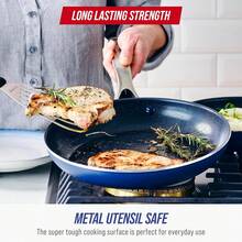 Ceramic Non-Stick Pan 9.5-Inch And 11-Inch Frying Pan Sets Are Suitable For Dishwasher Oven Blue. - Màu xanh lam - Xem 5