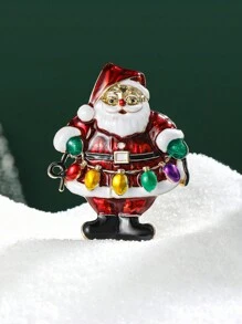 Christmas Elk Brooch For Women Garland Brooch Christmas Tree Brooch Hat Brooch Snowflake Brooch Santa Claus Brooch Bear Brooch Glove Brooch Boots Brooch Bell Brooch Sleigh Brooch Cane Brooch Snowman Brooch Sock Brooch Party Banquet Jewelry Accessory Gift - Christmas - View 5