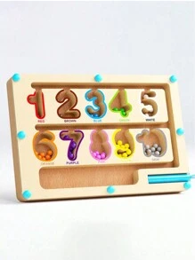 Children's Wooden Magnetic Color And Number Maze, Wooden Color Classification Maze, Wooden Color Matching Learning Counting Puzzle Board, Montessori Counting Matching Game Color Classification Board, Montessori Fine Motor Skills Toys, Magnetic Toys, Magnetic Games. Suitable For Children Aged 3+,Magnet Toy,Magnet Games,Labyrinth,Magnet Game,Montessori Toys,Magnetic Game,Montessori Toys,Magnetic Board,Magnetic Toys - Multicolor - View 13