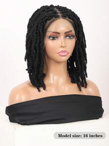 Tóc giả bện ren đôi toàn bộ, tóc giả bện xoắn lò xo không thắt nút, tóc giả Passion Twist dành cho phụ nữ, tóc giả bện ren tổng hợp dài 16 inch, tóc giả bob dùng hàng ngày - Nhiều màu - Xem 6