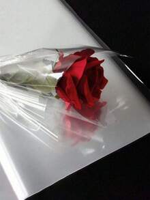 1 卷，透明包装纸，玻璃纸包装适用于情人节、婚礼等节日礼品篮糖果包装工艺花束包装、包装纸、薄纸、花束用品、礼品包装纸、鲜花包装纸、礼品包装、婚礼包装圣诞装饰圣诞礼品包装纸 - 白色 - 查看 7