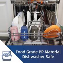 3*500ml Protein Shaker Cups With Stainless Steel Mixing Ball - Perfect For Pre-Workout, Includes Carrying Handle & Whisk Ball - Ideal Kitchen Water Bottle , Dishwasher - 黑色/藍色/粉紅色 - 查看 6