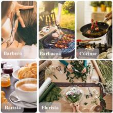 Delantales de Cocina, Delantales de Chef con Correa Ajustable, Mandil Parrillero,Delantal para barbacoa, delantal impermeable para cocina, delantal de mezclilla, delantal con ribete y bolsillo deslizante para barbacoa, camarero, barbería,Delantal de Cocina con Bolsillos para Mujeres Hombres, chef mandil de Bartender, Adecuado para Restaurante,Hogar,Barbacoa,Jardinería - Negro - Ver 10