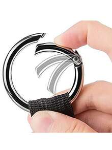 1 件防盗行李带，带多功能支架、手提包支架，用于携带衣服瓶袋、连接行李、解放双手、适合户外活动和旅行、男女通用 - 黑色 - 查看 6