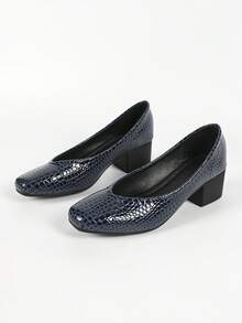 Giày cao gót mũi nhọn thời trang mới gợi cảm cho phụ nữ, tiệc thường ngày & đám cưới - Màu xanh lam - Xem 7