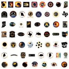 55张跨境新款日食涂鸦贴纸装饰笔记本行李箱贴纸批发 - 彩色 - 查看 5