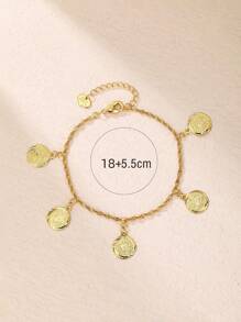 Pulsera con diseño de redondo