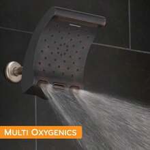 8.8" Evolution 5 Spray WaterSense Rain Shower Head - Oxygenics - Đỏ và trắng - Xem 9