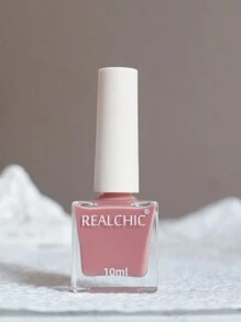 REALCHIC 10ml/件 淡粉色水性指甲油，速干，持久，可撕，女士和女孩美甲艺术，节日礼物，节日礼物 - 藕粉色 - 查看 5