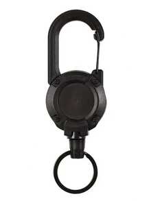 Anti-Theft Tactical Retractable Key Chain With Outdoor Automatic Retractable Wire Rope - Multicolor - View 9