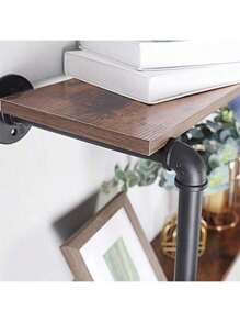 重型衣架壁挂式管衣架 2 层浮动搁板，春季、简约、夏季上衣