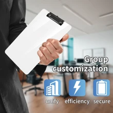 1个定制个性化教师姓名文件夹板，可定制文字图案剪贴板，教师剪贴板，创意彩色教学礼品，亚克力剪贴板，专为教育工作者定制，教师感恩礼品，适合教师节和毕业季礼物，多种颜色可选，个性化礼品，节日装饰品 - 米色 - 查看 5