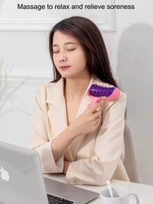 1 thiết bị massage con lăn. Thiết bị massage chân cầm tay dùng tại nhà dùng để cạo bi lăn cho kinh lạc, massage huyệt đạo tay, chân, tại nhà, văn phòng, giải trí - Nhiều màu - Xem 1