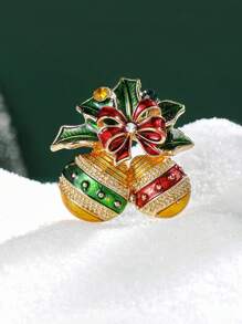 Christmas Elk Brooch For Women Garland Brooch Christmas Tree Brooch Hat Brooch Snowflake Brooch Santa Claus Brooch Bear Brooch Glove Brooch Boots Brooch Bell Brooch Sleigh Brooch Cane Brooch Snowman Brooch Sock Brooch Party Banquet Jewelry Accessory Gift - Christmas - View 7