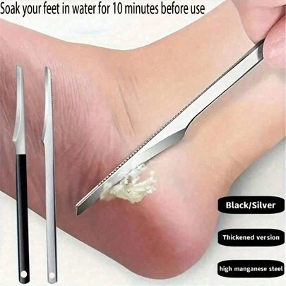 2-3pcs Stainless Steel Foot Rasp, Professional Foot Care Tool, Callus Remover, Suitable For Men And Women,Bag,Organizer,Storage