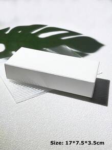 1 件女士不锈钢猫眼镂空水钻时尚百搭眼镜，适合所有季节 - 無色 - 查看 10